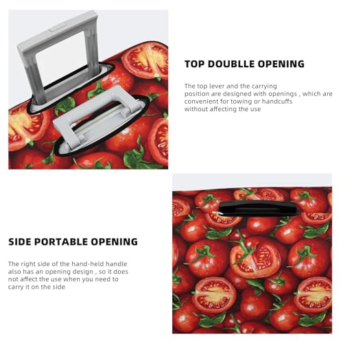 Luggage Cover - Realistic Tomatoes Print Travel Suitcase Covers For Luggage, High Elasticity Suit Case Cover Protector Fits 18-32 Inch4