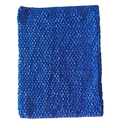 KADIWOW Toddlers Crochet for 5-10 Years, Baby Toddlers Girl Crochet Tutu Tube Tops Dark Blue 6" 9" 12" inch (6 INCH)