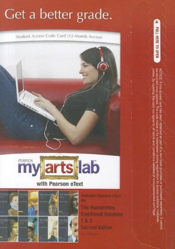 Humanities, the Myartslab With Pearson Etext Standalone Access Card: Culture, Continuity and Change, Prehistory to 1600