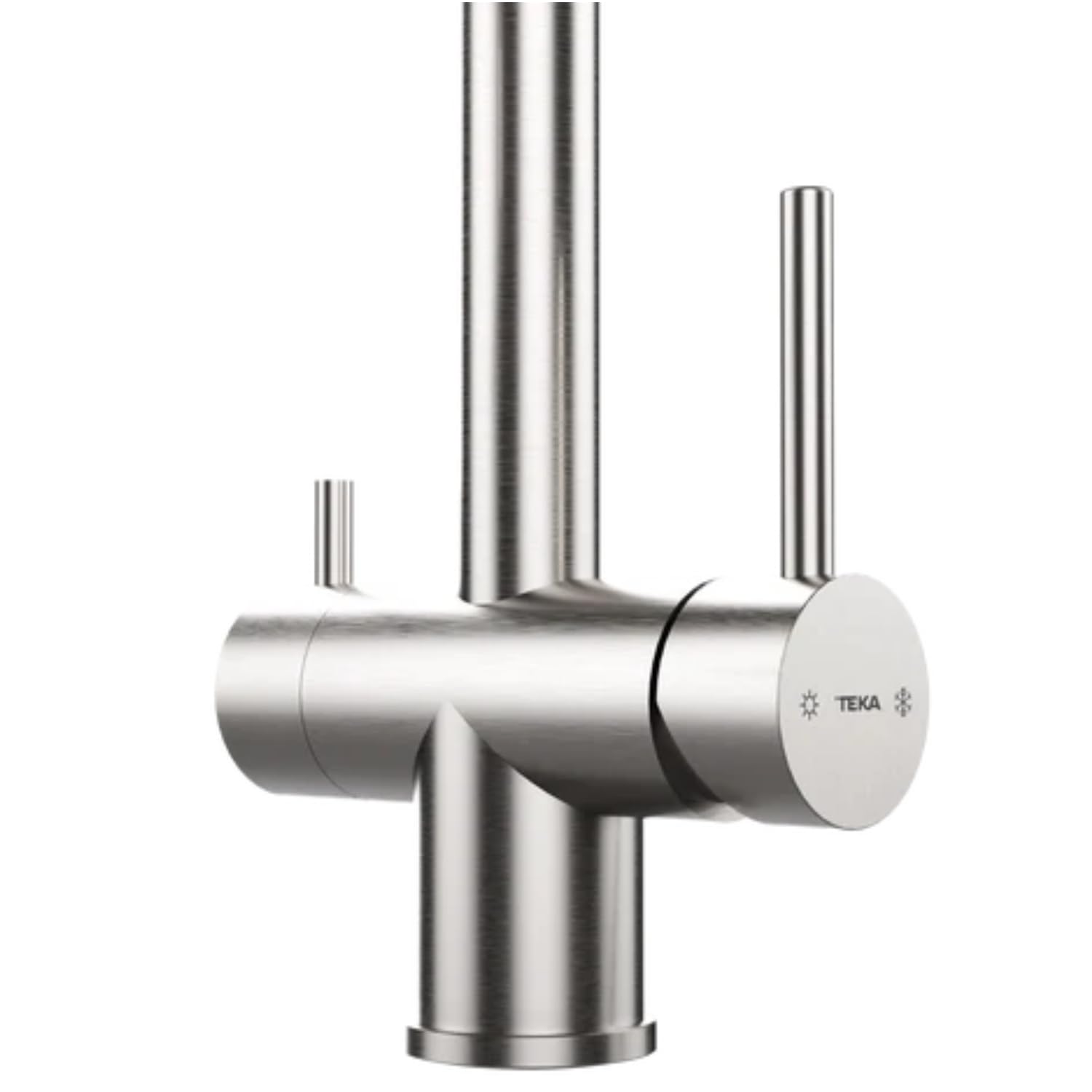 TEKA Grifo Cocina Profesional Bimando, Acero Inoxidable