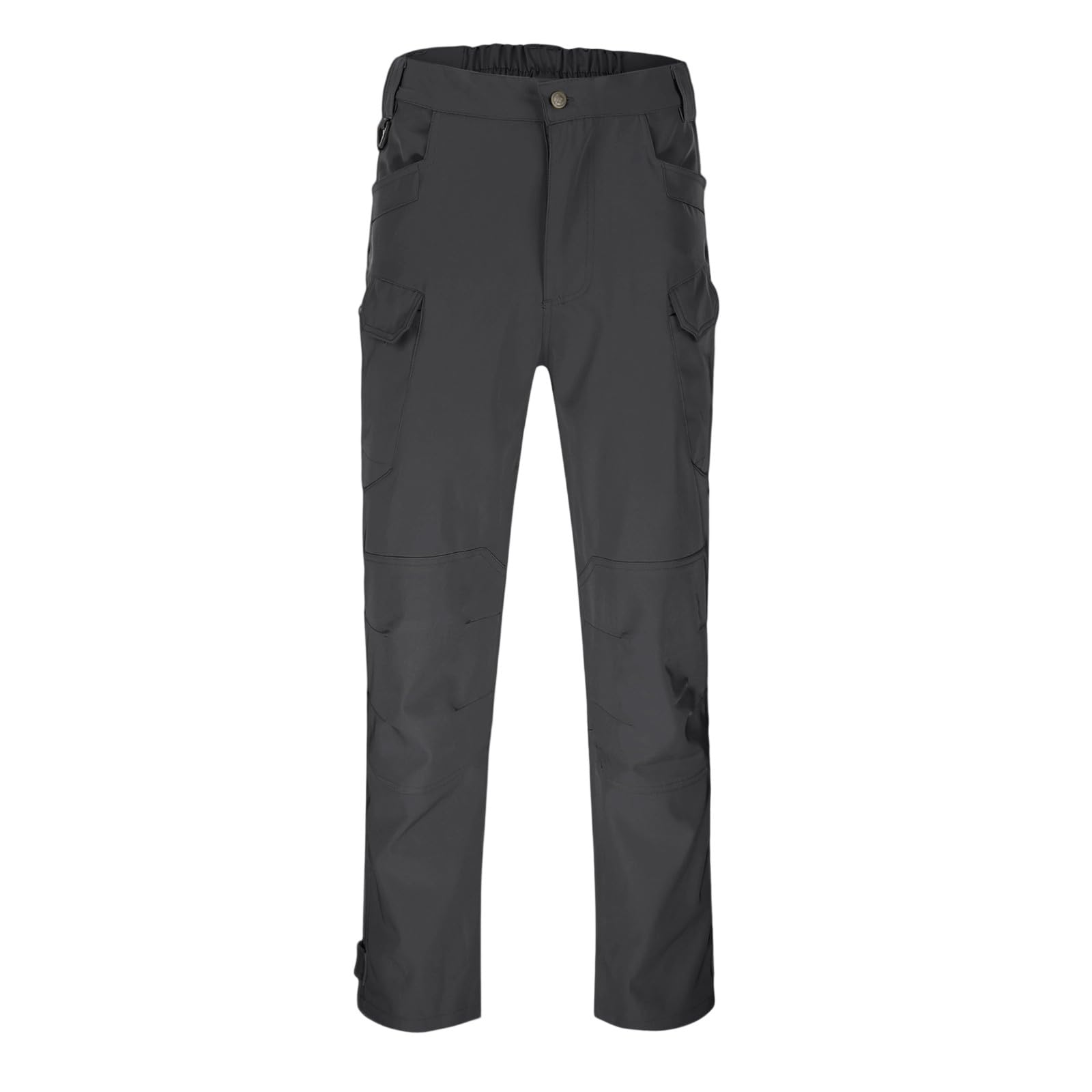 Pantalones de Trabajo Hombre Cargo Multibolsillos con Cremallera Pantalones de Trabajo Elásticos Ajustados Militares Tácticos Pantalón Hombre Ligeros Transpirables Impermeable Trekking Pantalon