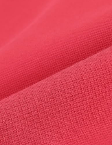 Image of U.S. Polo Assn. Men's Red Solid Mid Rise Cotton Drawstring Slim Fit Flat Front Slit Pocket Track Pants