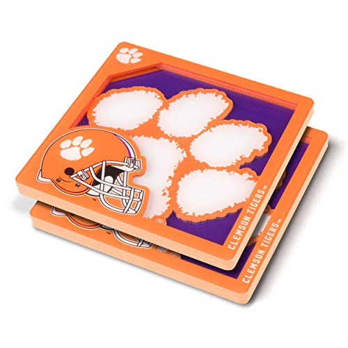 Image of YouTheFan NCAA NCAA 3D Logo Series Coasters