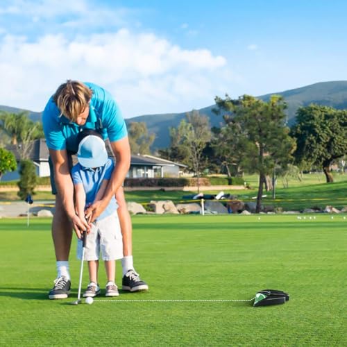 Putting Einheit mit automatische Ballr¨¹ckgabe, Automatischer Putt-R¨¹ckf¨¹hrer von Crestgolf, Automatik Putting Cup, Golfball Automatische R¨¹ckkehrens-Maschine 31 * 17 *, Putting Golf Training