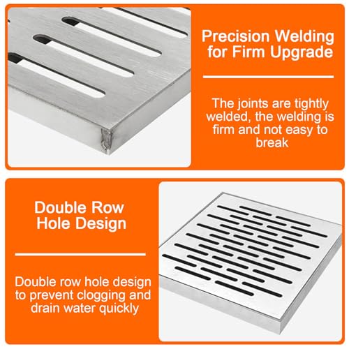 Conception étanche grilles de drainage doubles robustes pour trottoir et cour