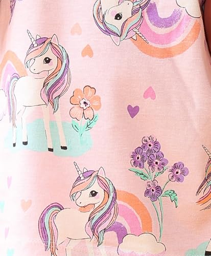 Image of ANTHRILO Sleepwear Shorts Set for Girls| Material: 100% Pure Cotton | Fabric: Skin-Friendly, ensuring a Soft Touch on Delicate Skin| Fit: Regular |Age Range: Suitable for Girls Aged 0-14 Years