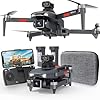 TTROARDS 31P Drone con Cámara 4K Adulto 360 ° Obstáculos Motor sin Escobillas 5G WiFi Objetivo Mantiene la Altitud Dron Control APP Quadcopter Plegable con 2 Baterías