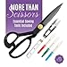 Professional 9 Inch Sewing Scissors for Fabric Cutting - Ultra Sharp, Heavy Duty Fabric Shears for Smooth, Precise Cuts on All Fabrics and Leather, for Tailors, Dressmakers, Crafters, and Artists