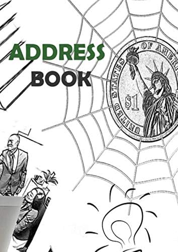 Address book: Art style design [ keep organised Name, Address, Phone, Fax , E-mail ]