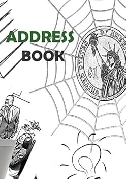 Paperback Address book: Art style design [ keep organised Name, Address, Phone, Fax , E-mail ] Book