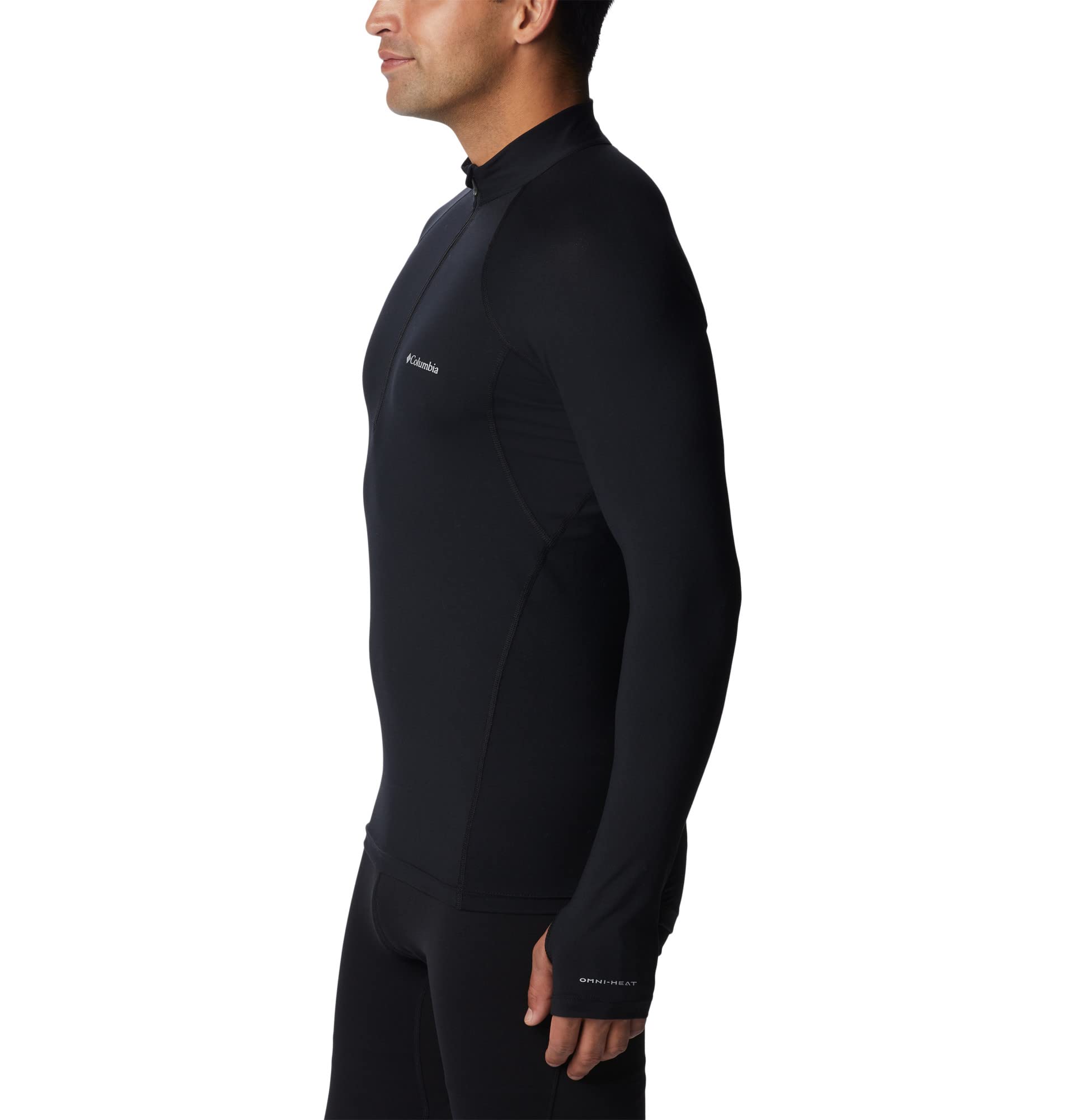 Columbia Midweight Stretch Long Sleeve Half Zip, Ropa Interior Camiseta Térmica para Hombre