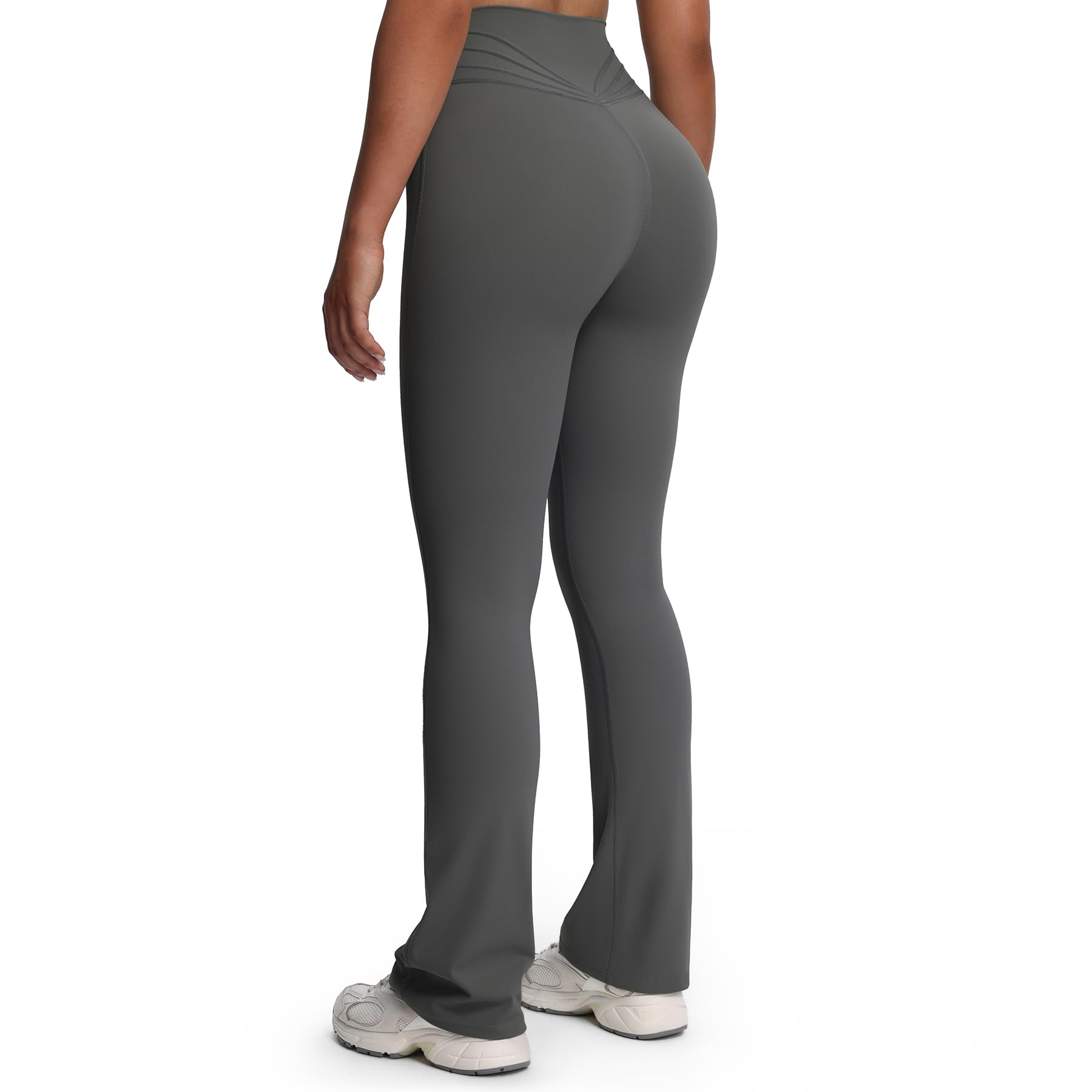 Aoxjox Flare Leggings for Women Trinity Tummy Control High Waisted Wide Leg Yoga Pants 29"/31"/33"