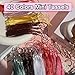 200 PCS Bookmark Tassels, 40 Colors Handmade Tassels for Keychain Making, 13cm/5 Inch Mini Soft Silky Tassel Bulk with Loops for Crafts, Jewelry Making, DIY Projects, Bookmarks, 5 Pcs of Each