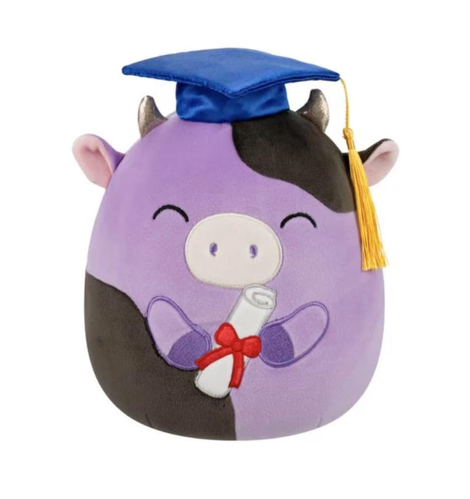 Squishmallows 2025 Original 8-Inch Graduation Squad Plush - Collectible Soft & Squishy Mini Stuffed Animal Toy - Add to Your Squad - Gift for Kids,