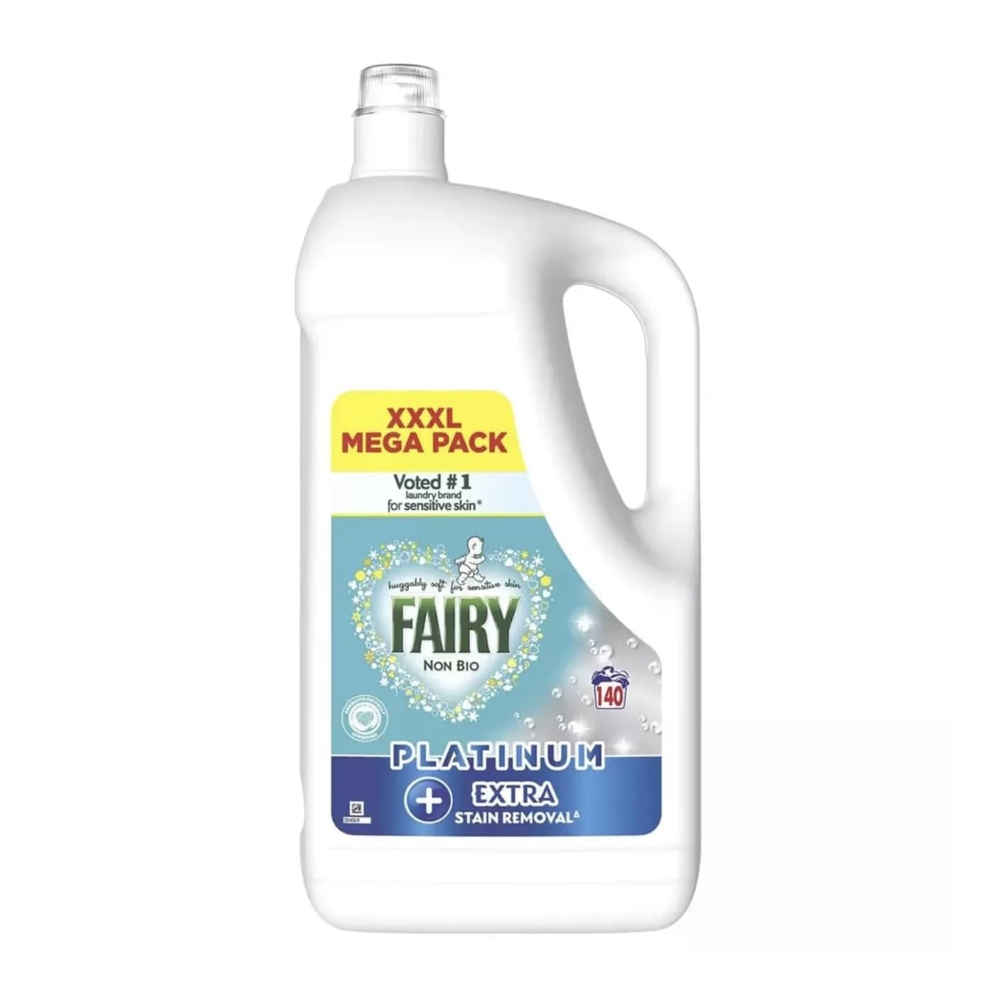 FairyNon Bio Platinum + Stain Remover Liquid 4.62L - 140 Wash