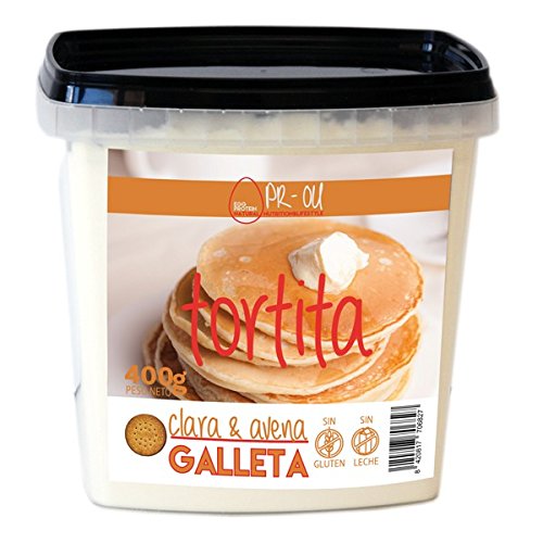 PR-OU Egg Protein - Preparado de Tortita de Clara y Avena - 400g - Galletas Maria y crema