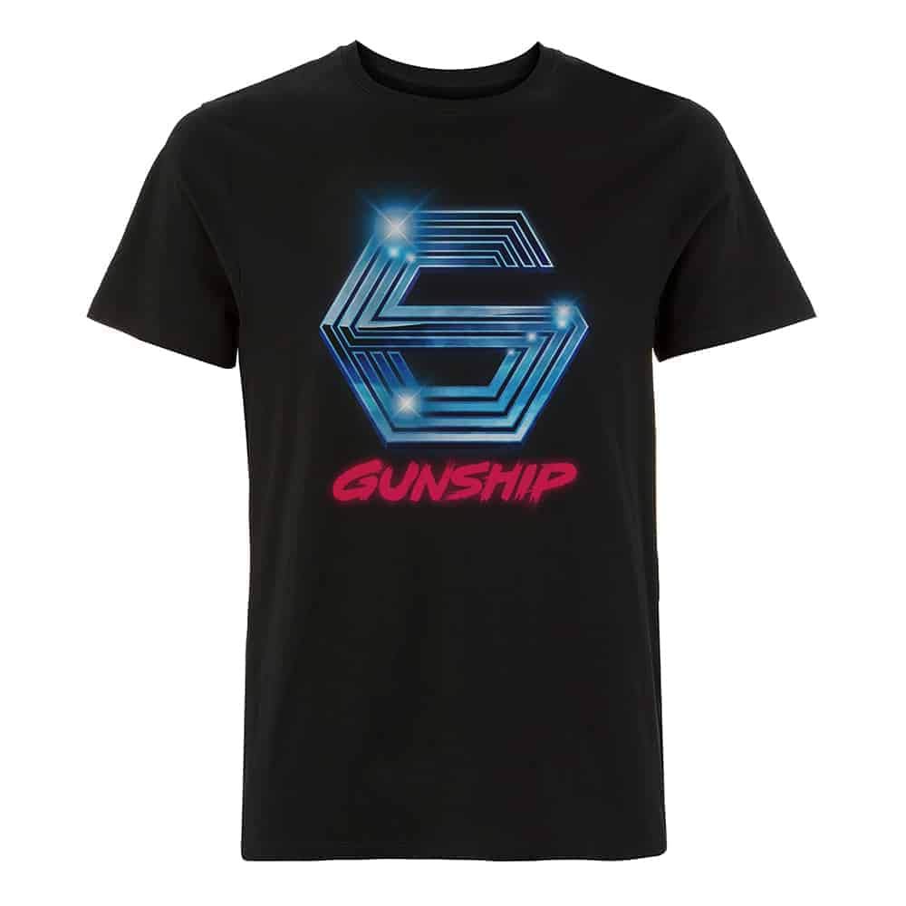 GUNSHIP Official Black G Logo T-Shirt (Medium)