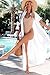 Dokotoo Swimsuit Bathing Suit Cover Up for Women Swimwear 2026 Fashion Summer Dresses Button Down Long Kimonos Cardigan Beach Vacation Clothes Short Sleeve Side Split Casual Solid Coverups White M