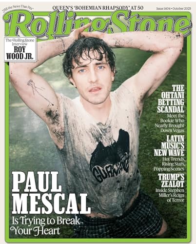 Rolling Stone USA Magazine October 2025 : Paul Mescal (Free Magazine & Home Tote Bag) Rolling Stone USA Magazine October 2025 : Paul Mescal (Free Magazine & Home Tote Bag)