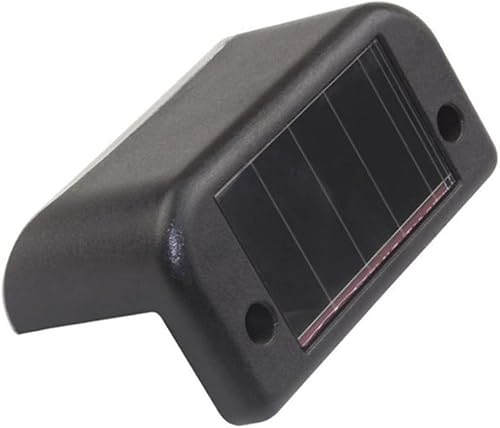 DOITOOL 2 unids Lampara Solar para Exterior Exterior Barandilla Valla Luces solares Luces solares al aire libre para escalones Cubierta Escalera