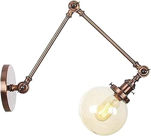 Miniatura 5 de Wall lamp, Modern Wall Sconce, European Wall Light Industrial V-intage Swing Arm Wall Lamp Metal Fixture Bronze Reading Wall Light E27 Lighting with