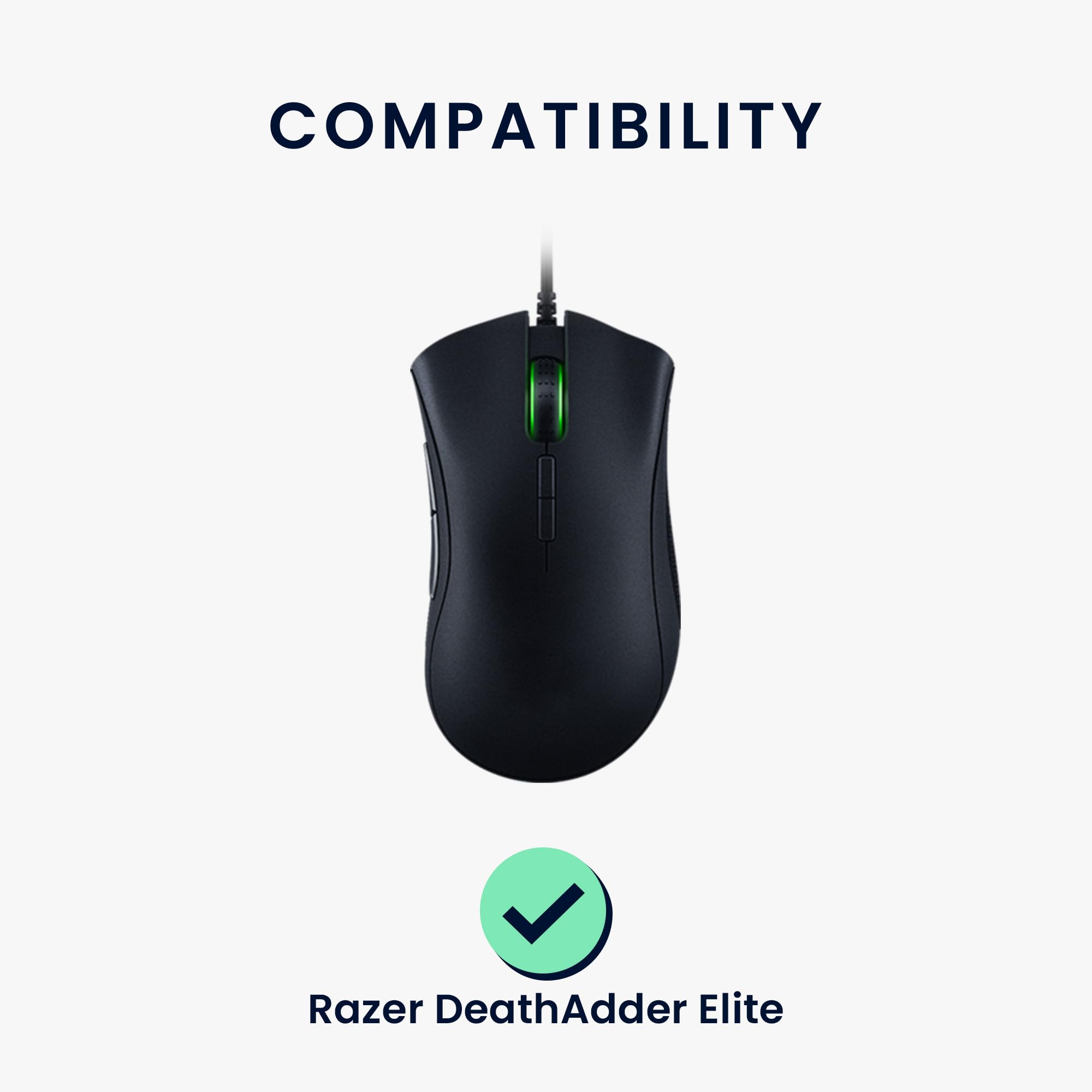 HUIYUN Nuovo Adesivi Laterali Per Mouse Antiscivolo E Piedi Pattini In Teflon Di Ricambio Per Razer Deathadder 2013 Rz01 0084 Chroma Multi Color Erg~p114008980 - Foto 6