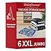 MEIQIHOME Set da 6 Sacchetti Sottovuoto XXL (Extra Spessi 7μm) – Per Materassi, Vestiti e Biancheria, Ideali per Traslochi e Conservazione