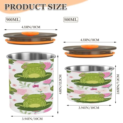 Contenedor de Almacenaje de Café al Vacío de Acero Inoxidable 17oz miniatura 3