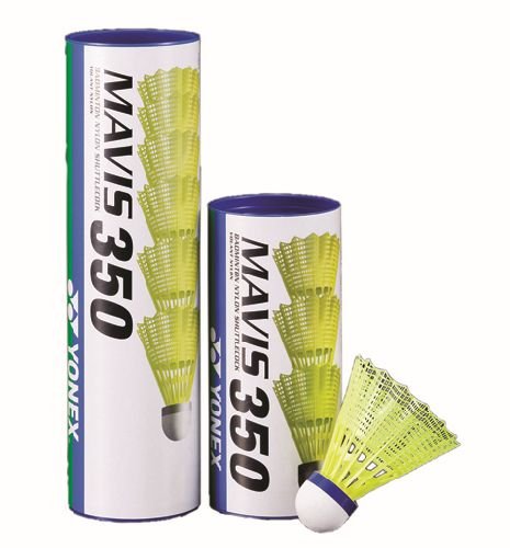 YONEX Mavis 350S Balles de badminton Jaune volants nylon pour club
