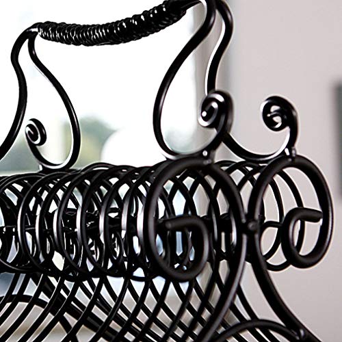 Soporte para botellas de vino metálico para 12 botellas miniatura 4