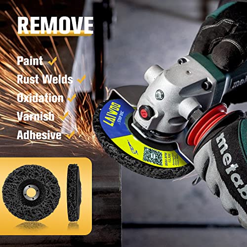 Discos de tira removedores de óxido pack 10 para amoladora angular 100mm 6