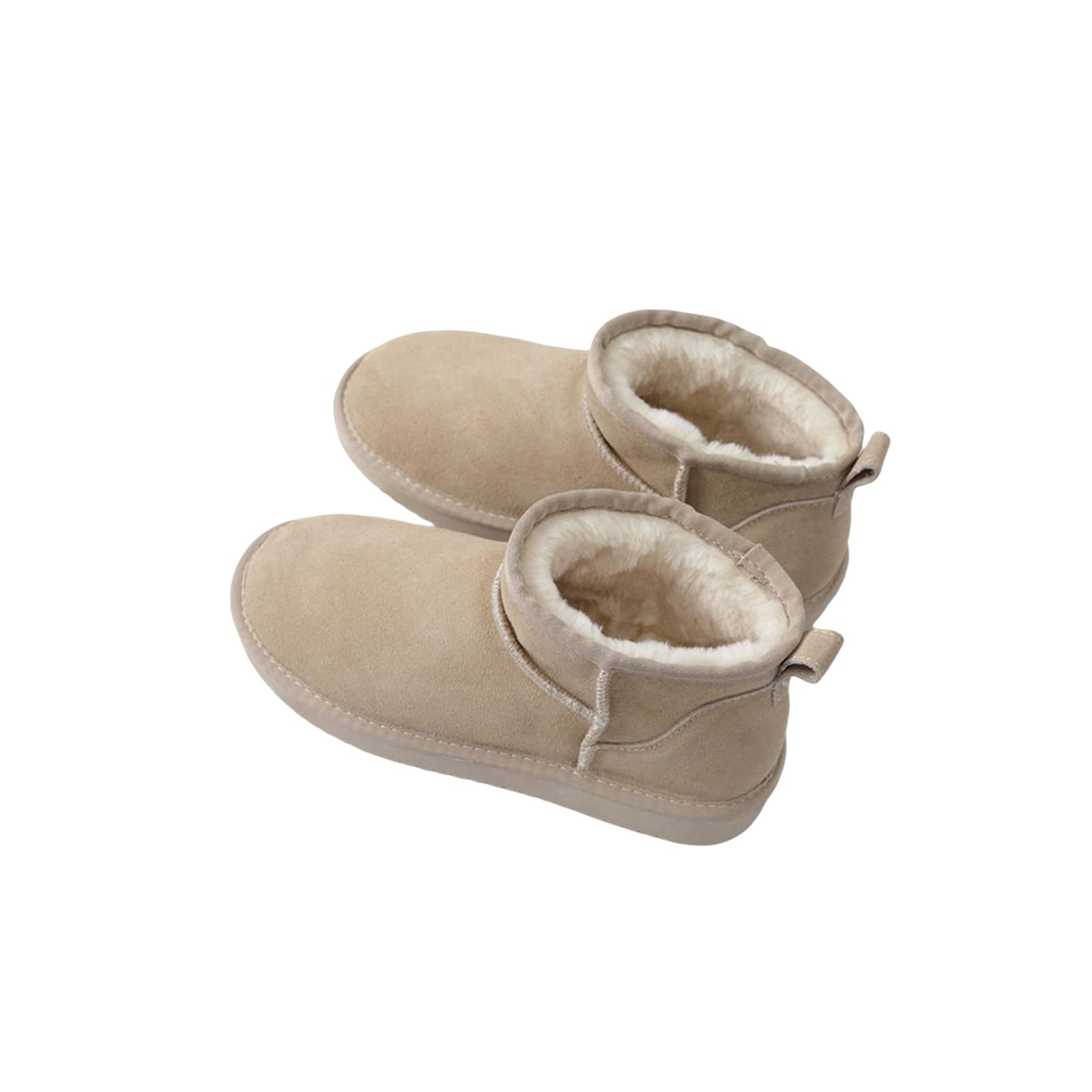 Mini Boots for Women,Classic Mini Short Ankle Boot Fur Lined,Warm Fur Lined Winter Snow Warm Slip on Anti-Slip Boots : Amazon.ca: Clothing, Shoes &amp; Accessories