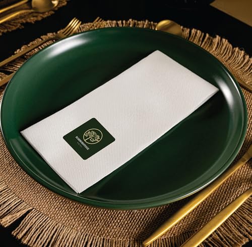 Image of Lintext Disposable Linen-Feel Custom Guest Towels - 1000 Ct. Disposable Cloth-Like Hand Towels - Soft and Absorbent Paper Napkin for Kitchen, Bathroom, Party, Wedding, Or Event