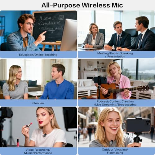 Image of Haomuren 2-in-1 Wireless Microphone