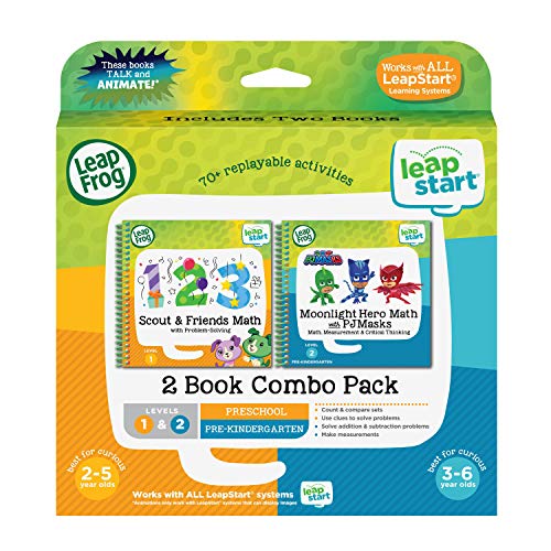 LeapFrog LeapStart 2 Book Combo Pack: Scout & Friends Math and Moonlight Hero Math with PJ Masks - Image 4