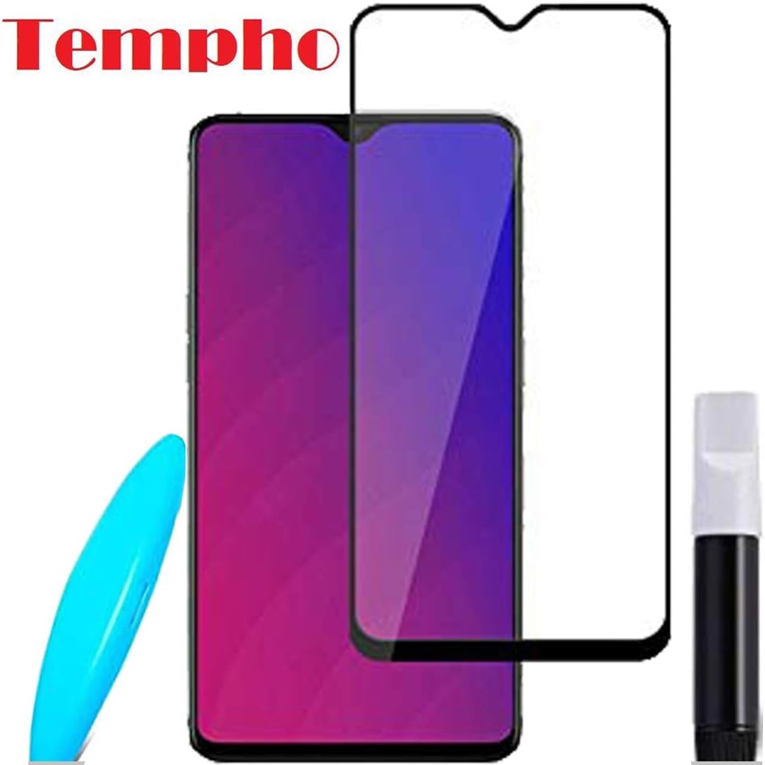 Vivo V11 Pro Nano Optics Tempered Glass Screen Guard by Tempho with UV Light, Glue and Cleaning Wipes