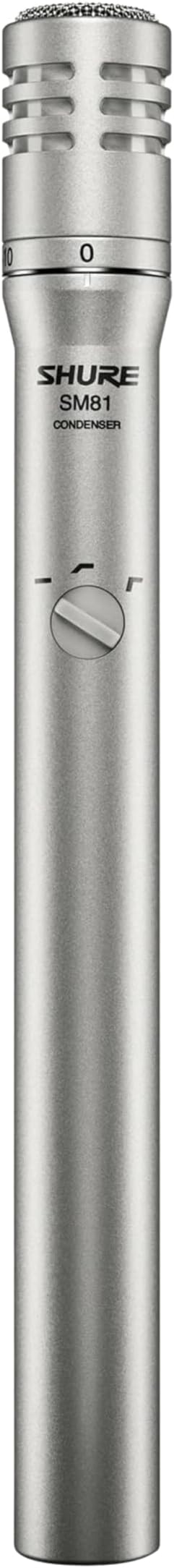 SM81, Condenser Instrument Microphone, Dynamic, Cardioid, Studio Ready, For Live Performance & Professional Audio Recording, Black