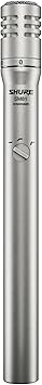 Shure SM81-LC Cardioid Condenser Instrument Microphone for Guitar, Piano, and Cymbals, Includes Swivel Adapter, Attenuator-Switch Lock, Windscreen, Carrying Case, No Cable Included SM81-LC