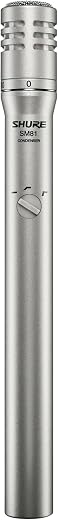 Shure SM81-LC Cardioid Condenser Instrument Microphone