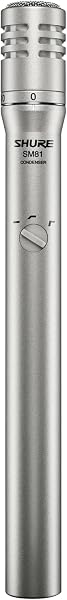 Shure SM81-LC Microfono a Condensatore per Strumenti Musicali