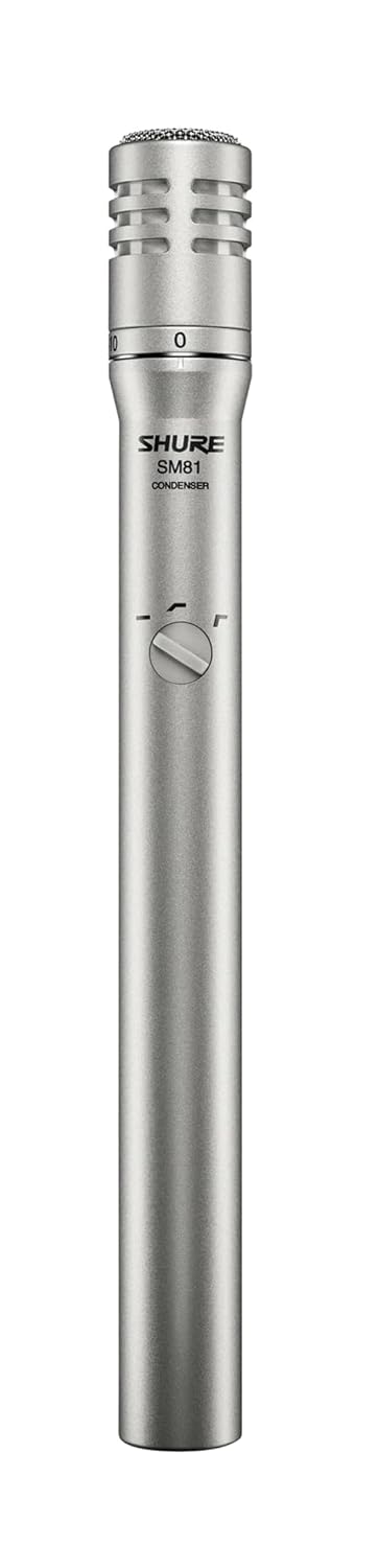 Shure SM81-LC Cardioid Condenser Instrument Microphone