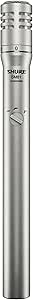 Shure SM81-LC Cardioid Condenser Instrument Microphone for Guitar, Piano, and Cymbals, Includes Swivel Adapter, Attenuator-Switch Lock, Windscreen, Carrying Case, No Cable Included (SM81-LC)