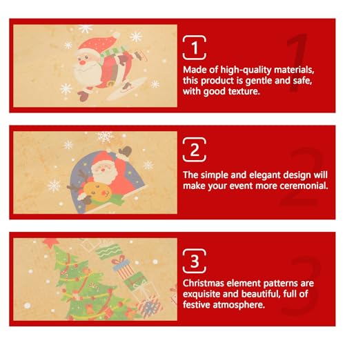 Angoily Envelope de cartão postal com convite de Natal, 24 peças, envelopes para dinheiro de Natal,