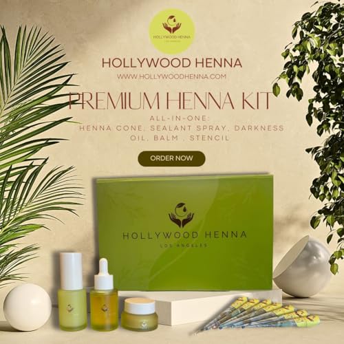 5 Pack Hollywood Henna 100% Natural Henna Paste miniatura 2
