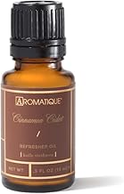 Aromatique Cinnamon Cider Refresher Oil - Home Fragrance, Long Lasting Room Air Freshener Essential Oil Deodorizer Nonstop Freshness Aromatherapy Xmas Christmas Gifts Notes of Apple, Pear, Rose .5oz
