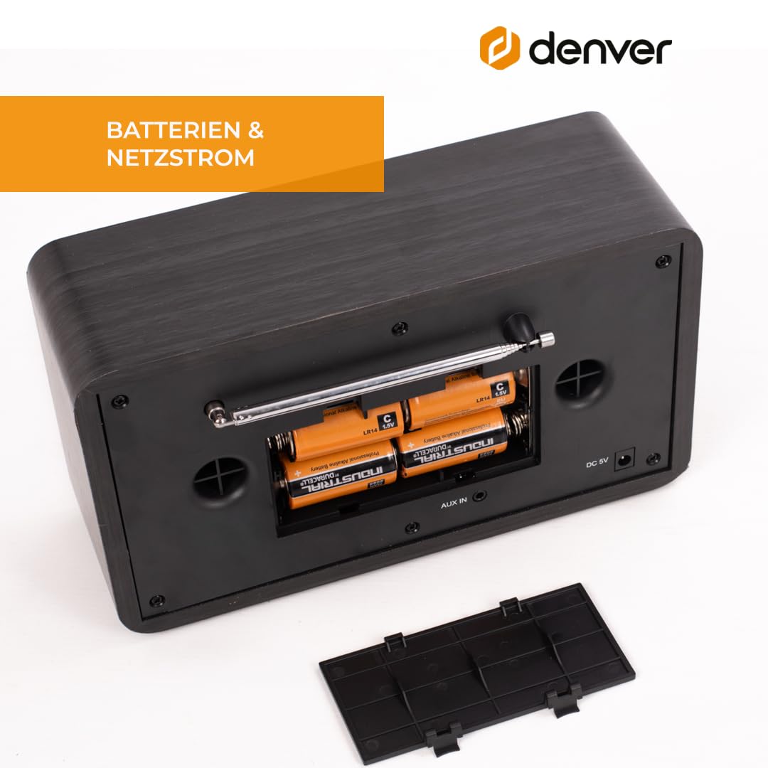Denver Retro DAB-18 Digital Radio | DAB Plus Radio  Produktbild-Vorschau 4