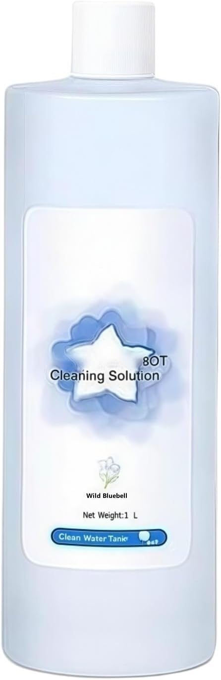 Floor Cleaning Solution, Compatible with ECOVACS Deebot Ozmo T20 N9＋T10 OMNI/T10 TURBO/X1 OMNI/X1 TURBO, 1L Floor Vacuum Cleaner Cleaning Fluid(1pcs)