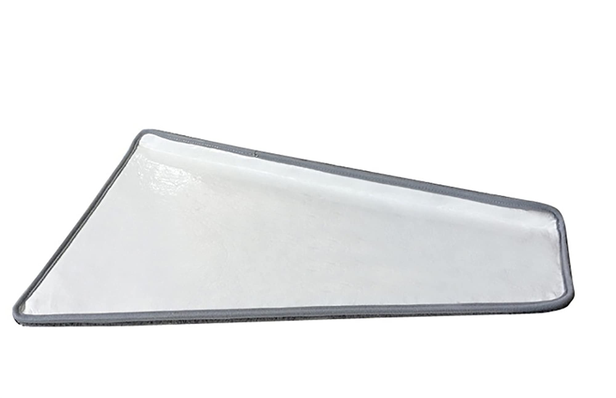 Rutschfeste Treppenmatte für gebogene Treppen, links und rechts, selbstklebend, rutschfeste Matte, Schutzabdeckung für Spiralstufen, 1 Stück, ideal für sicheres Klettern