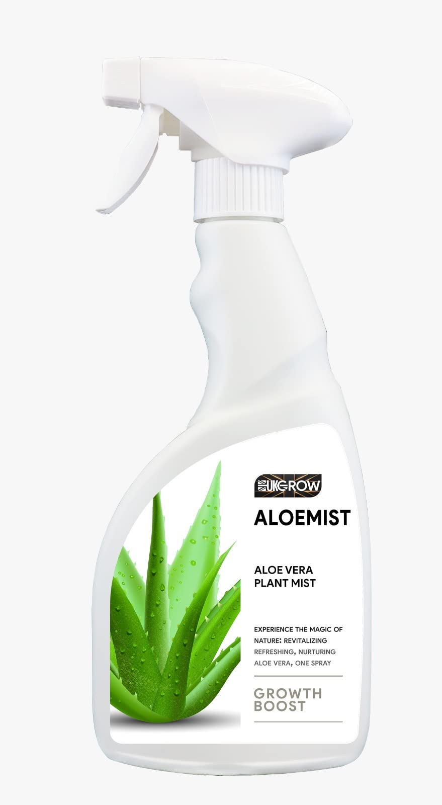 UK GROW 300ml Aloe Vera Plant Specialised Foliar Spray - Boost Growth, Health, and Yield of Your Plants (300ml, Aloe Vera Foliar Myst)