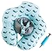 Emma + Ollie Baby Inflatable Baby Swimming Float Ring, Round Swim Float, Children Waist Float Ring Inflatable Floats Pool Toys Swimming Pool Accessories for the Age of 3 months- 3 Years (Blue Whale, L
